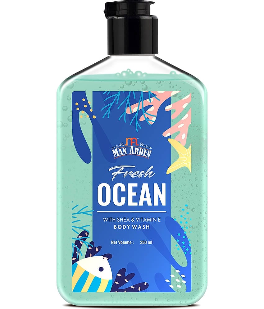 Man Arden Fresh Ocean Luxury Body Wash Infused With Shea Butter & Vitamin E, 250ml
