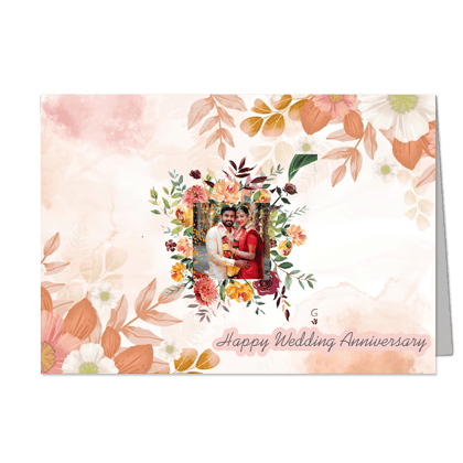 Happy Anniversary Dear - Customized Greeting Card - Add Your Own Photo