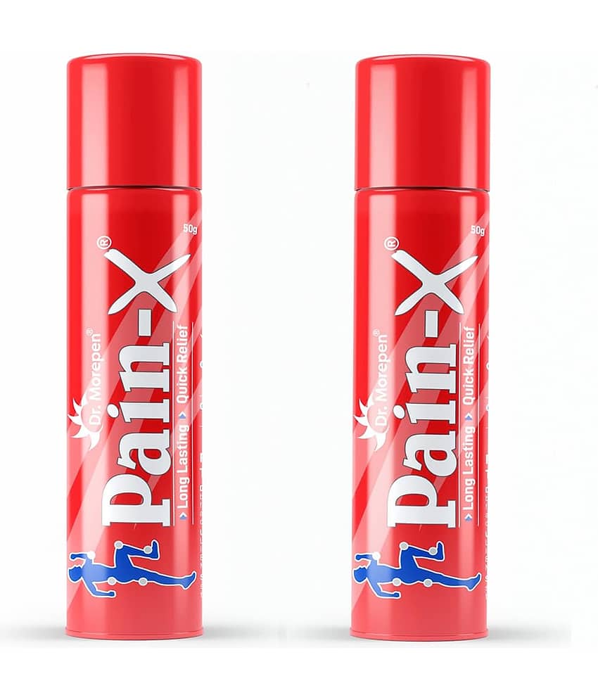 Dr. Morepen Pain-X Body Pain Relief Spray - 50g, Pain Relief Spray Pack Of 2