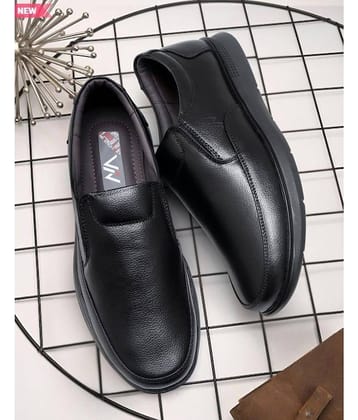 viv Black Men's Mocassin Formal Shoes