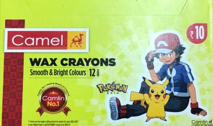 Camel Kokuyo Wax Crayons � 12 Shades