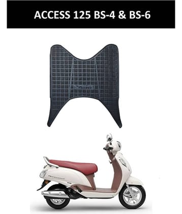 Autoxygen Anti skid Scooter/Scooty Foot Mat Rubber Floor Mat Accessories for Suzuki Access 125