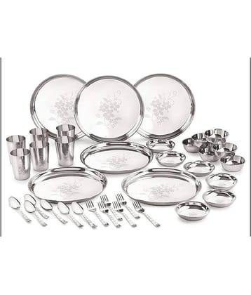 Neelam Stainless Steel Dinner Set of 36 Pieces
