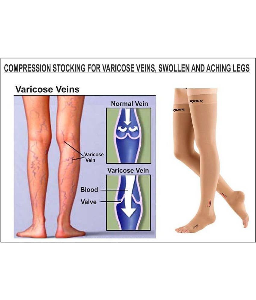Just Rider Varicose Vein Stockings L