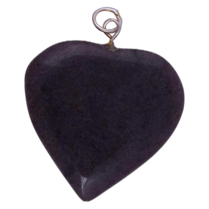 Dark Grey Aventurine Heart Pendant for Reiki Healing and Crystal Healing,Traditional Astrological Pendant for Women and Mens for Chakra Healing | Lucky Charm Positive Vibes Energy(KI_28)  by Krishna Impex