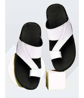 Buxton - White Men's Sandals