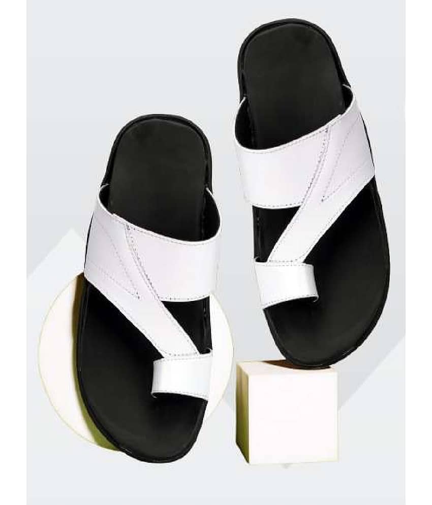 Buxton - White Men's Sandals
