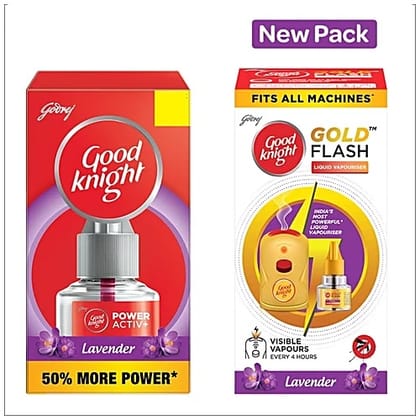Good Knight Gold Flash Liquid Vapourizer, Mosquito Repellent Refill - Lavender Fragrance, 45ml Good Knight Gold Flash Liquid Vapourizer, Mosquito Repellent Refill - Lavender Fragrance, 45ml