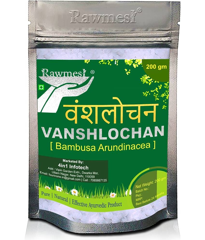 Rawmest Vanslochan| Bambusa | Tabaasheer Paste 200 Gm Pack of 1