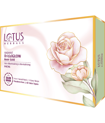 Lotus Herbals Radiant Bridalglow 4In1 Facial Kit 228g