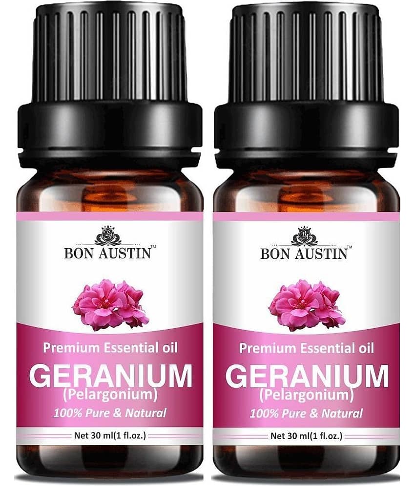 Bon Austin Geranium Essential Oil Aromatic 30 mL ( Pack of 2 )
