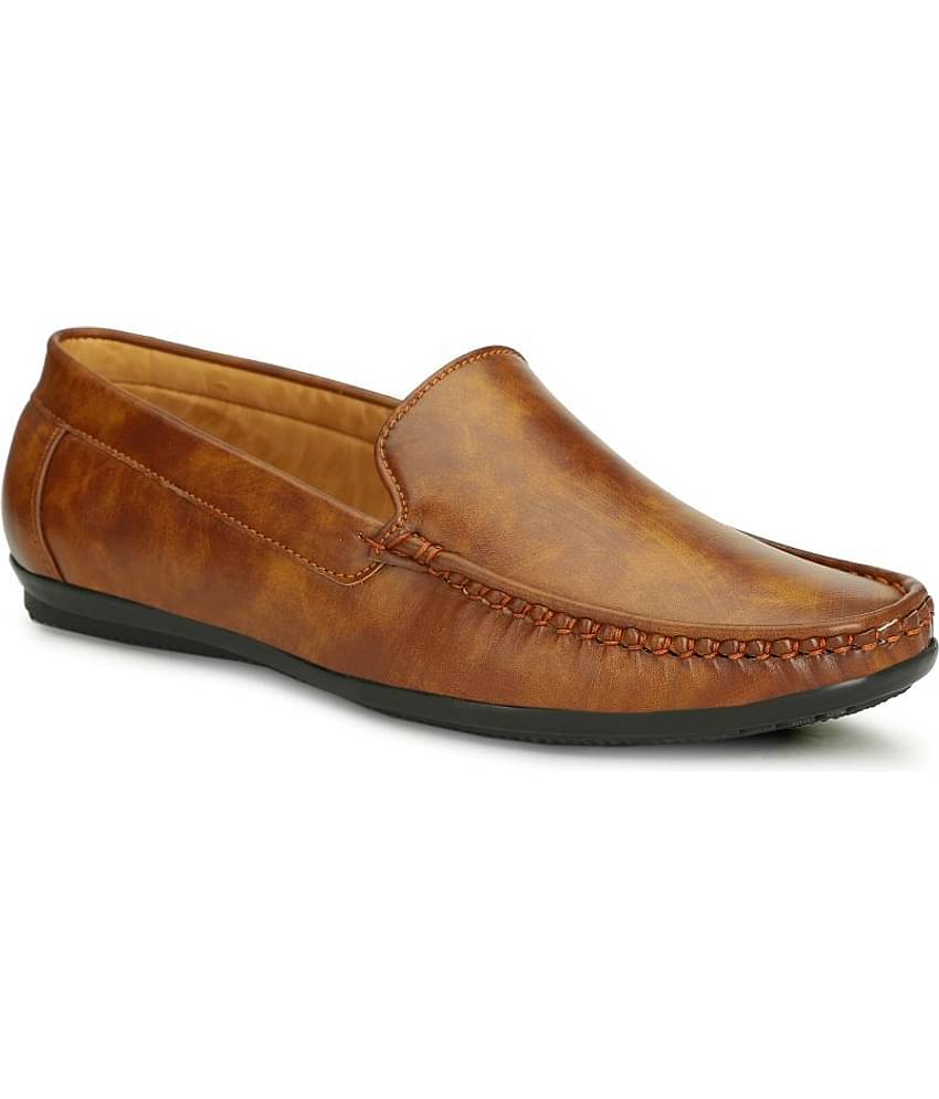 Buxton - Tan Men's Driving loafers
