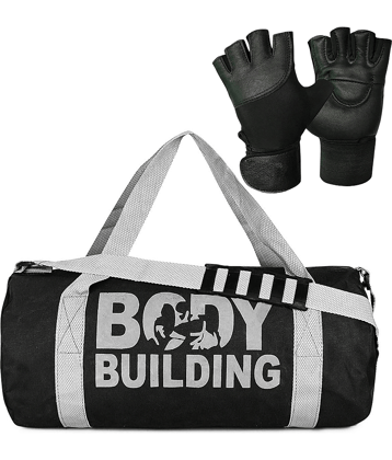 GROUPERS Polyester BLACK 20 Ltrs Gym Bag