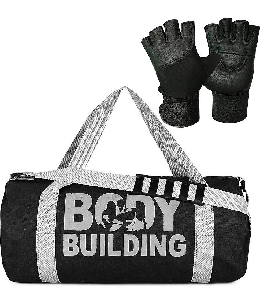 GROUPERS Polyester BLACK 20 Ltrs Gym Bag