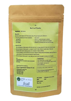 PNC- Bael Leave Powder Pack of 2 Each 100 Gram to Improve Vata Pitta Kapha Problem