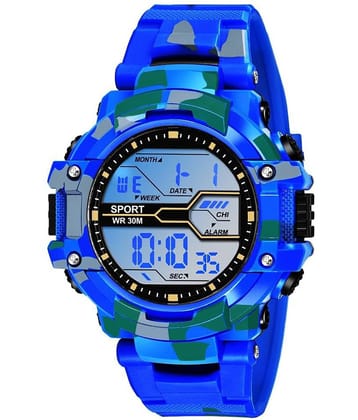 DECLASSE MILITARY SPORTS7884 PU Digital Men's Watch