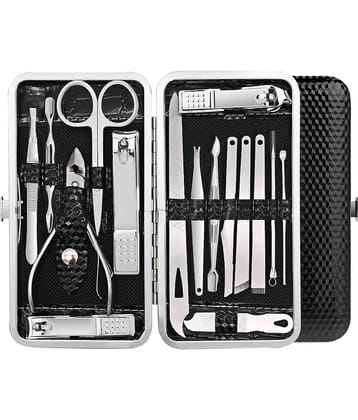Lenon Beauty Black Color Manicure Kits 16 Pcs