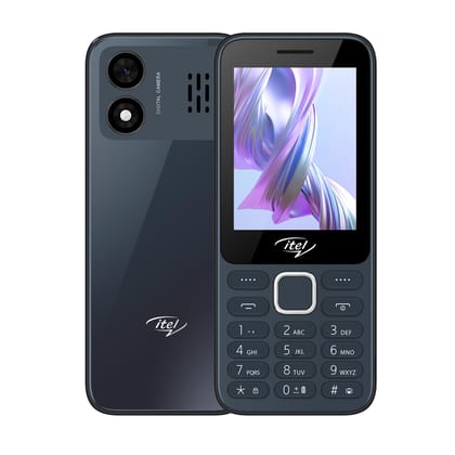 itel it5330 Keypad Mobile Phone | 2.8" Big Display | Premium Glass-Like Back Design | 1900mAh Long-Lasting Battery | Auto Call Recording | Wireless FM | Black itel it5330 Keypad Mobile Phone | 2.8" Big Display | Premium Glass-Like Back Design | 1900mAh L