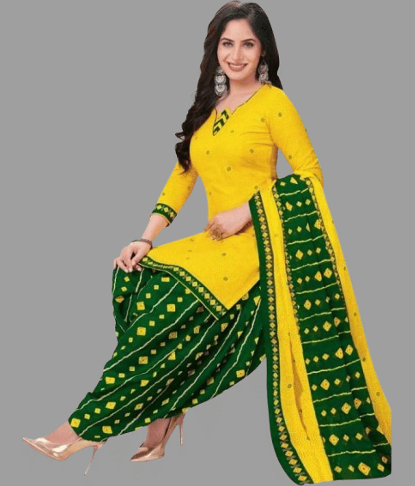 Indian Silk Unstitched Crepe Printed Dress Material - Light Blue ( Pack of 1 )