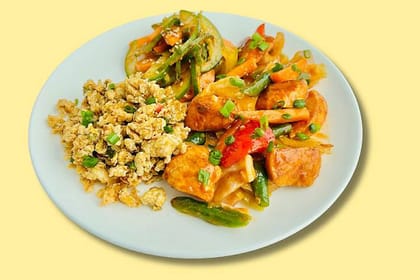 Chicken Stir Fry Breakfast