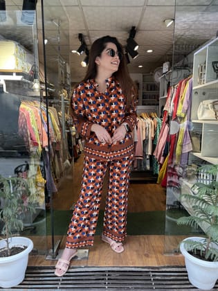 Persia Printed Cord Set-S