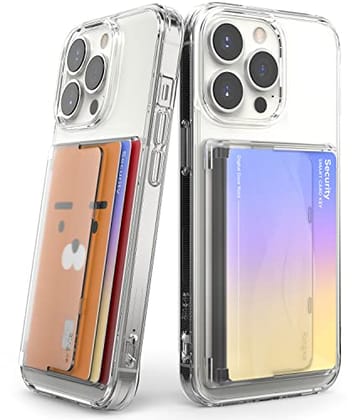 Side Slot Card Holder - [2 Pack]-Clear Mist - 2 Pack