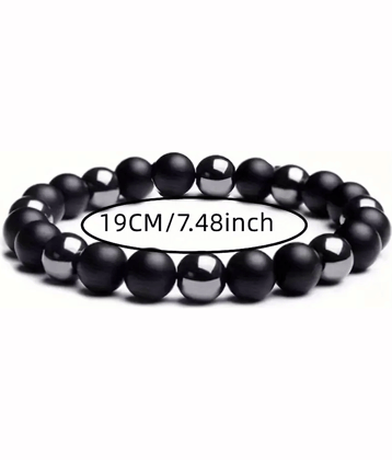 AdvaitEtp Black Bracelet ( Pack of 1 )