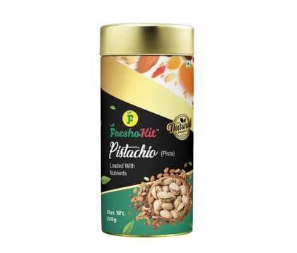 Freshokit Pistachio-Pista | Premium Pistachio | Nutritious & Delicious High in Fiber & Boost Immunity | Rich in Protein, Phosphorus, and potassium | Gluten Free (250gm)