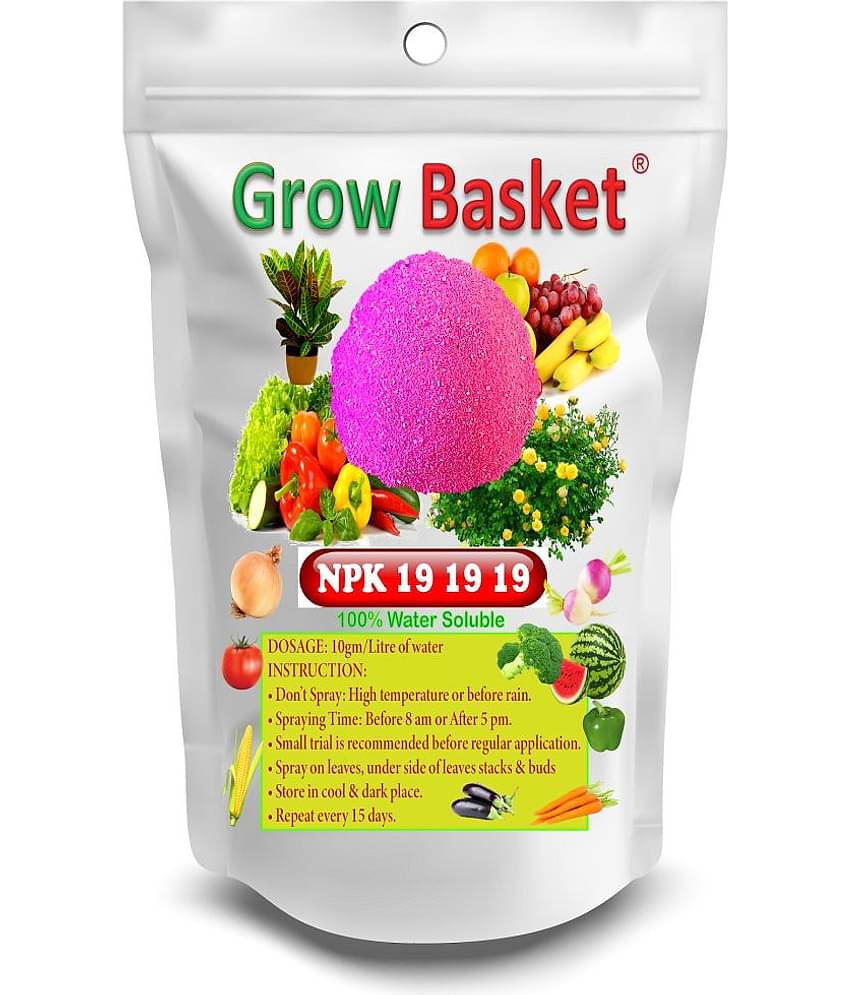 NPK 19 19 19 Fertilizer for Plants and Gardening Complete Plant Food, Growth promoter and Flowering -400 grams (100%water soluble)