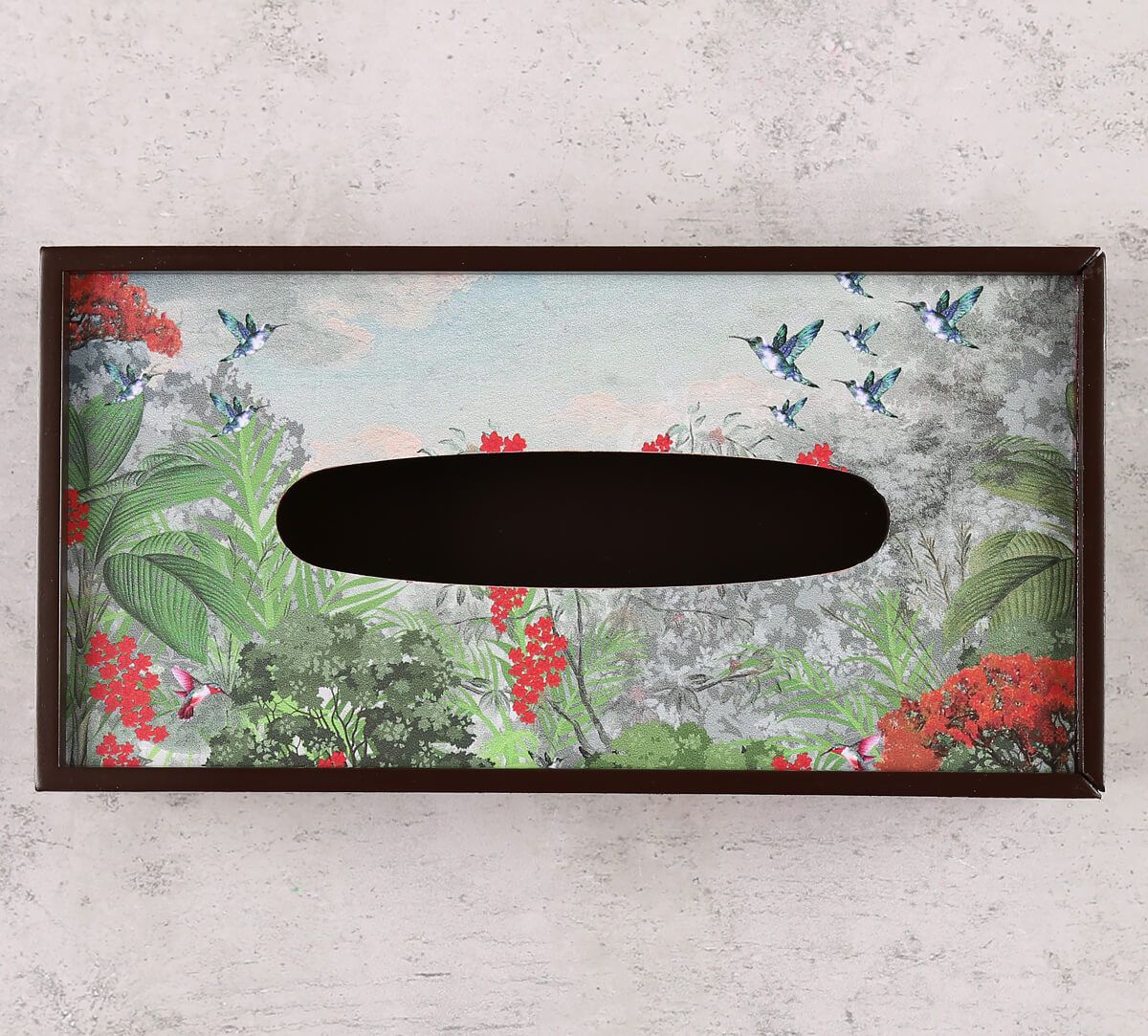 Tropical View Tissue Box Holder