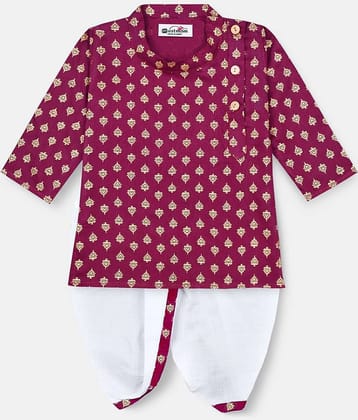 mustmom Full Sleeve Cotton Ethnic Dress Kids Lungi Dhoti Kurta Set for Boy Independence  Day colour