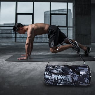 Gene Bags MN-0351 Gym Bag / Duffle  Travelling Bag with Shoe Compartment