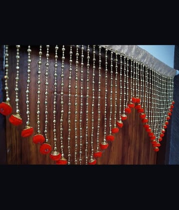 PINDIA Single Window Solid String Curtain