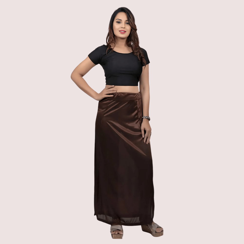 Ladies' Glossy silk Ethnic Slip - Ethnic Wear | Buy online on ZillyBuy