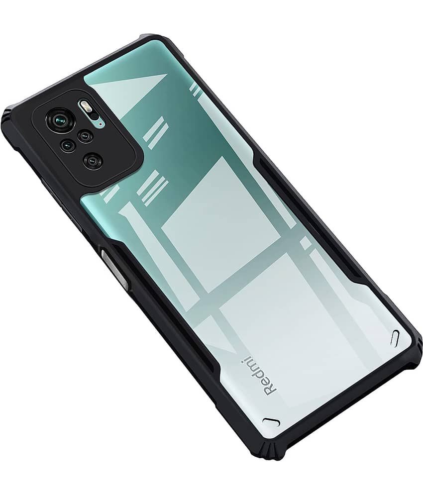 VAKIBO Plain Cases Compatible For Rubber MI Redmi Note 10 ( Pack of 1 )