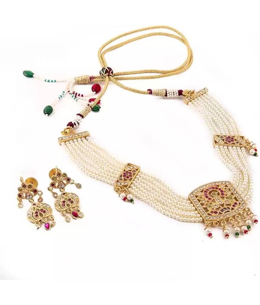 Bhagya Lakshmi - Multicolor Alloy Necklace Set ( Pack of 1 )