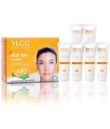 VLCC Anti Tan Single Facial Kit, 60 g, Fade Sun Tan & Even Skin Tone