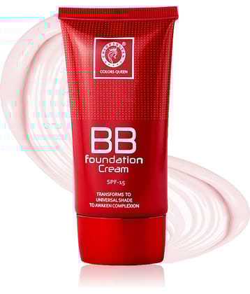 Colors Queen Oil Free BB Cream Foundation SPF 15, Fair (Shade - 01)