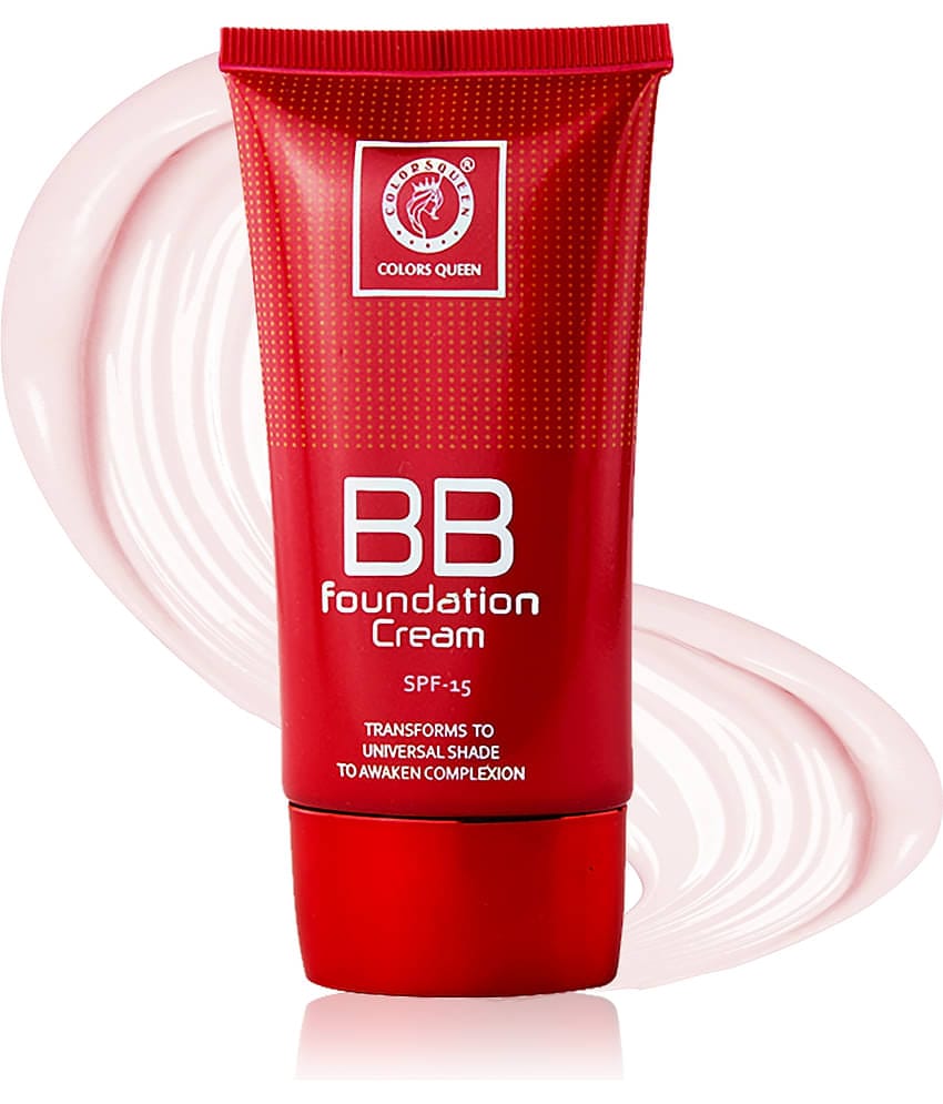 Colors Queen Oil Free BB Cream Foundation SPF 15, Fair (Shade - 01)