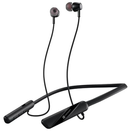 Portronics Harmonics Z10 in Ear Bluetooth Headphone with Mic (Black)