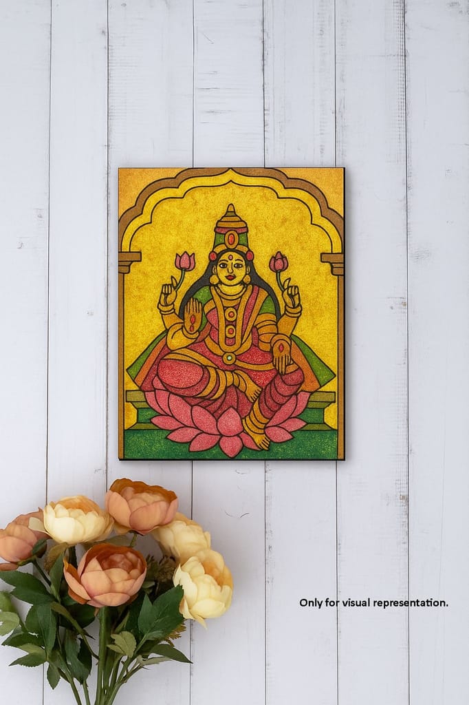 Dbeautify's DIY MDF Goddess Lakshmi Traditional Painting