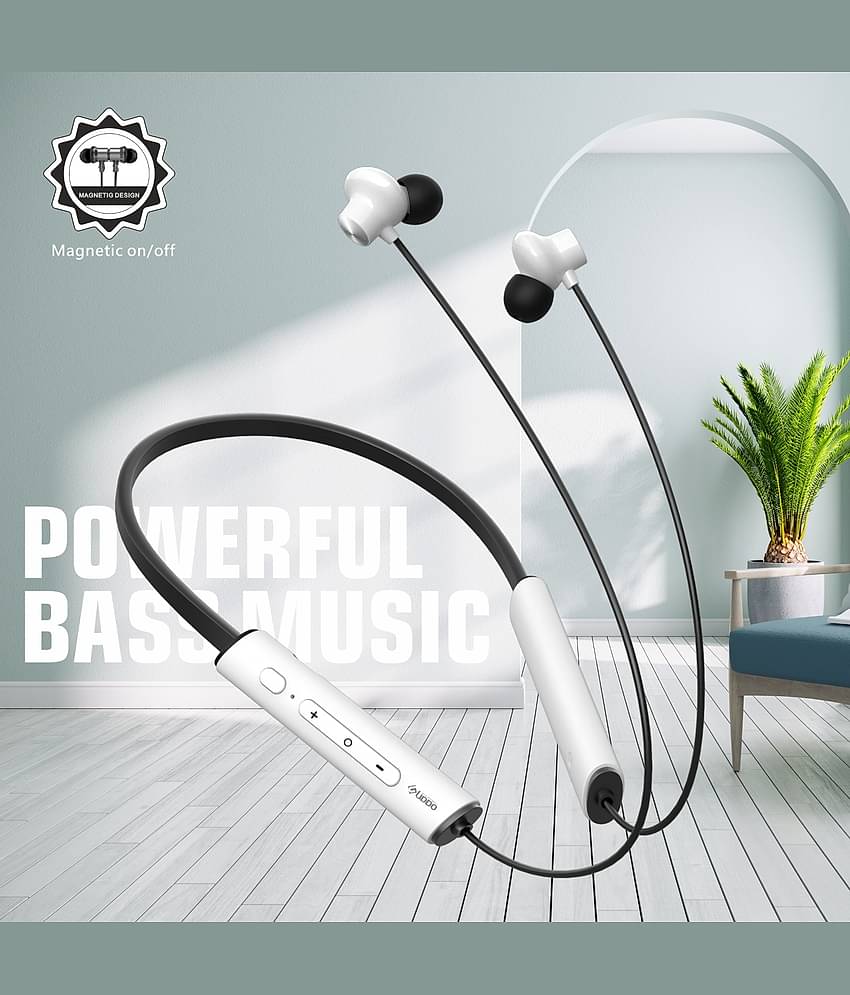 UDDO Wireless 3 Bluetooth Neckband Deep Bass Music, Mic, Magnetic on/off Bluetooth 120Hr Playback