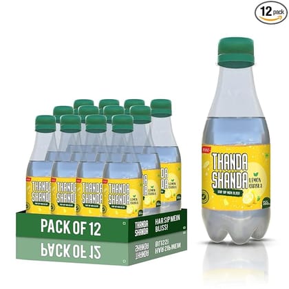 Sipora ThandaShanda Lemon Chaska Flavored Drink Refreshing Ready to Drink Beverage 200 ml Pack of 12