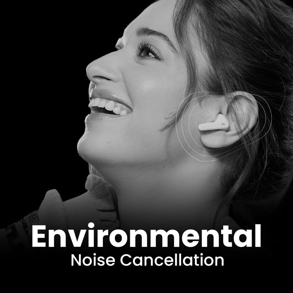 CELLECOR BroPods CB03-ACE TWS with 40 Hours Playtime, Automatic Pairing, HD Sound and 5.1V Bluetooth (Black-Yellow)