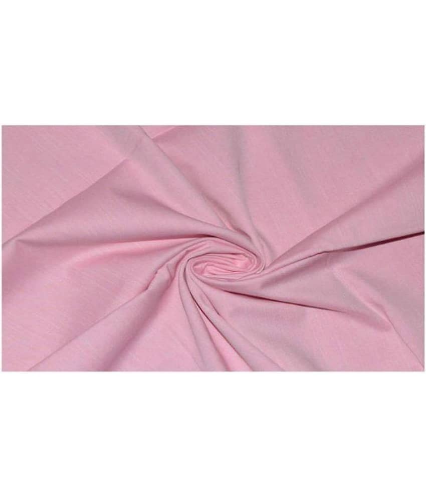 Makhanchor Pink Linen Unstitched Shirt pc Single