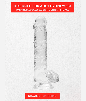 Wall Dildo- Knightriders Dildo Buy 6 inch Total Length Stretchable and Realistic | Strong Suction Cup Transparent