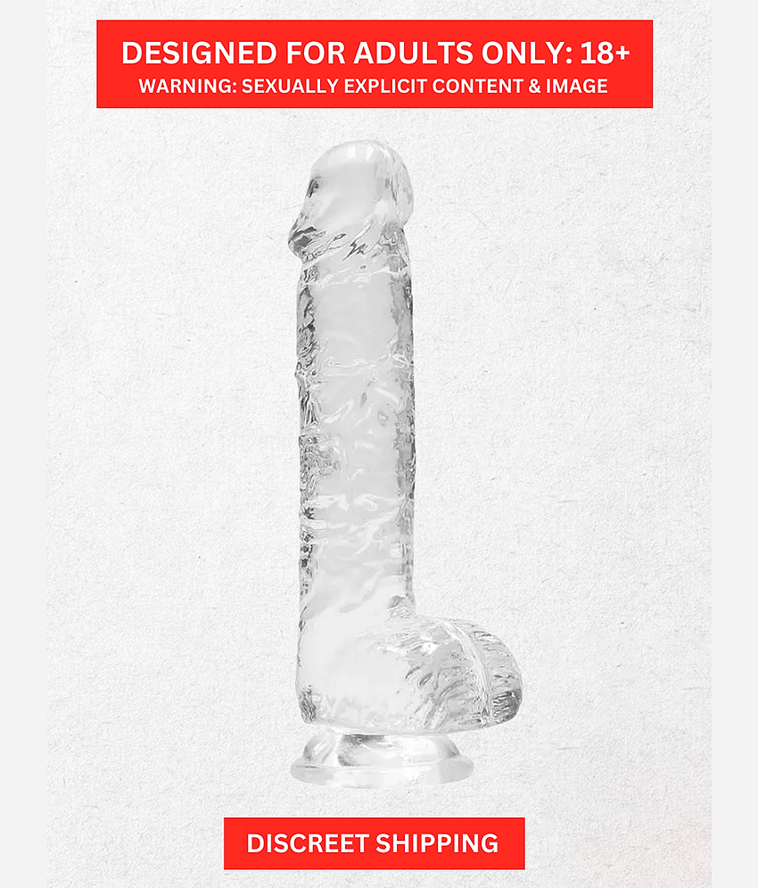 Wall Dildo- Knightriders Dildo Buy 6 inch Total Length Stretchable and Realistic | Strong Suction Cup Transparent