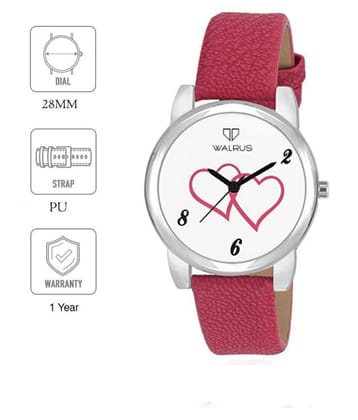 Walrus PU Round Womens Watch