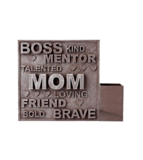 Mothers Day Pink 3D Customized Pen Stand Ek5309