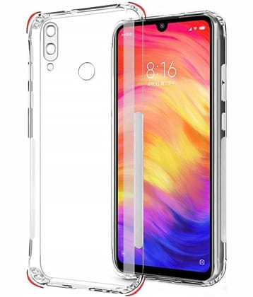 Case Vault Covers - Transparent Silicon Silicon Soft cases Compatible For Xiaomi Redmi Note 7 Pro ( Pack of 1 )
